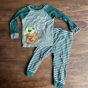 Star Wars 2T Pajamas - Baby Yoda Come To The Cute Side